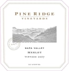 Pine Ridge Merlot 2007 Front Label