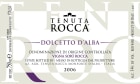 Azienda Agricola Tenuta Rocca Dolcetto d'Alba Sorri Rocca 2006 Front Label