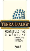 Terra d'Aligi Montepulciano d'Abruzzo 2006 Front Label