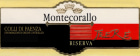 Azienda Agricola Trere Colli di Faenza Montecorallo Riserva 2006 Front Label