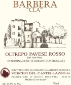 Azienda Agricola Vercesi del Castellazzo Oltrepo Pavese Cla Barbera 2013 Front Label