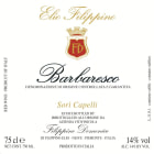 Azienda Vitivinicola Domenico Filippino Barbaresco Sori Capelli 2008 Front Label