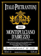 Azienda Vitivinicola Pietrantonj Montepulciano d'Abruzzo Etichetta Nera 2011 Front Label