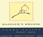 Badger's Brook Vineyard Pinot Noir 2013 Front Label