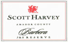 Scott Harvey J and S Reserve Barbera 2005 Front Label