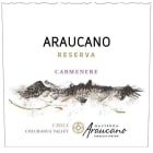 Hacienda Araucano Reserva Carmenere 2015 Front Label