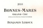 Benjamin Leroux Cote de Nuits Bonnes - Mares Grand Cru 2010 Front Label
