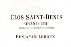 Benjamin Leroux Clos Saint-Denis Grand Cru 2012 Front Label