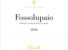 Bindella Societa Agricola Rosso di Montepulciano Fossolupaio 2014 Front Label