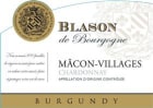 Blason de Bourgogne Macon-Villages Chardonnay 2012 Front Label