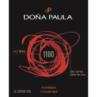 Dona Paula 1100 Red  2015 Front Label