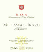 Bodegas Medrano Irazu Reserva 2004 Front Label