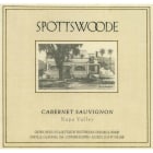 Spottswoode Cabernet Sauvignon 1990 Front Label