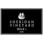 Sheridan Vineyard Block One Cabernet Sauvignon (1.5 Liter Magnum) 2008 Front Label