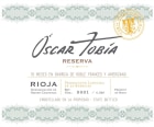 Bodegas Tobia Oscar Tobia Reserva Blanco 2014 Front Label