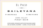 Baileyana El Pico Pinot Noir 2013 Front Label