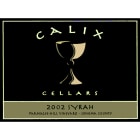 Calix Parmalee Hill Vineyard Syrah 2002 Front Label