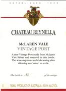 Ch. Reynella Vintage Port 1994 Front Label