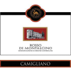 Camigliano Rosso di Montalcino 2015 Front Label