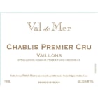 Val de Mer by Patrick Piuze Chablis Premier Cru Vaillons 2015 Front Label