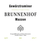 Brunnenhof Mazzon Alto Adige-Sudtirol Gewurztraminer 2011 Front Label