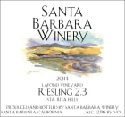 Santa Barbara Winery Sta. Rita Hills Riesling 2014 Front Label