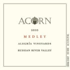 ACORN Winery Alegria Vineyards Medley 2010 Front Label