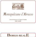 Cantine del Borgo Reale Montepulciano d'Abruzzo 2012 Front Label