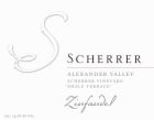 Scherrer Winery Shale Terrace Zinfandel 2007 Front Label