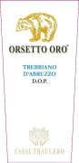 Casal Thaulero Trebbiano d'Abruzzo Orsetto Oro 2010 Front Label
