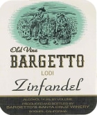 Bargetto Old Vine Zinfandel 2011 Front Label