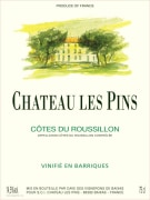 Cave des Vignerons de Baixas Cotes du Roussillon Chateau Les Pins Blanc 2012 Front Label