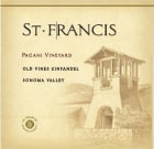 St. Francis Pagani Vineyard Zinfandel 1997 Front Label