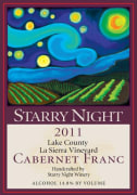 Starry Night Winery La Sierra Vineyard Cabernet Franc 2011 Front Label