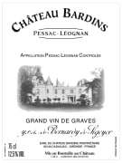 Chateau Bardins Pessac-Leognan Rouge 2010 Front Label