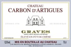 Chateau Carbon d'Artigues Graves 2012 Front Label