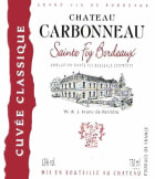 Chateau Carbonneau Sainte Foy Bordeaux Cuvee Classique 2013 Front Label