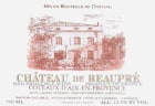 Chateau de Beaupre Coteaux d'Aix-en-Provence Cuvee du Chateau Rouge 2013 Front Label