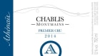 Chateau de Beru Chablis Montmains Premier Cru 2014 Front Label