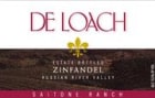 DeLoach Saitone Zinfandel 1999 Front Label