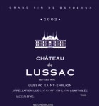 Chateau de Lussac Lussac Saint-Emilion 2002 Front Label