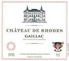 Chateau de Rhodes Gaillac Blanc 2008 Front Label