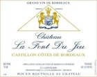 Chateau Lapeyronie Cotes de Bordeaux Castillon 2011 Front Label