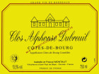 Chateau Les Jonqueyres Clos Alphonse Dubreuil 2009 Front Label