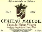 Chateau Maucoil Cotes du Rhone Villages 2014 Front Label