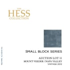 Hess Small Block Series Auction Lot 11 2012 Front Label