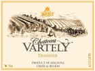 Chateau Vartely Traminer 2013 Front Label