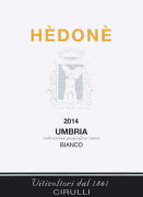 Cirulli Aziende Agricole Umbria Bianco Hedone 2014 Front Label