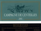 Clos Centeilles Minervois Capitelle de Centeilles 2001 Front Label