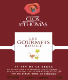 Clos St Thomas Les Gourmets Rouge 2010 Front Label